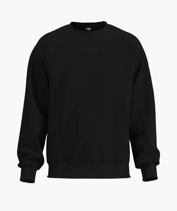 Athleisure Sweatshirt - Μαύρο