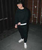 Athleisure Sweatshirt - Μαύρο