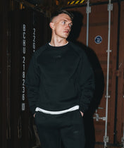 Athleisure Sweatshirt - Μαύρο