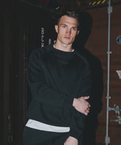 Athleisure Sweatshirt - Μαύρο